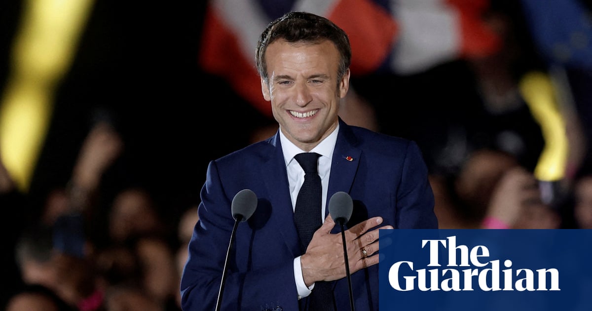 ‘Liberal democracy in action’: world leaders congratulate Macron on French election win