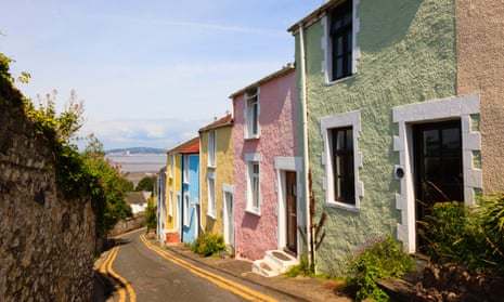 Colourful houses in Wales