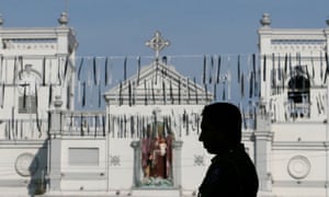 Security personnel observe three-minute silence in Colombo