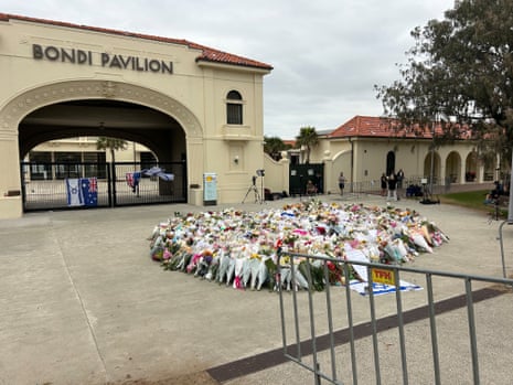 Pictures from Bondi Beach on Tuesday morning, two days after the shooting.