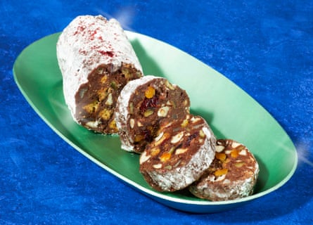 Yotam Ottolenghi’s hawaij-spiced chocolate log.