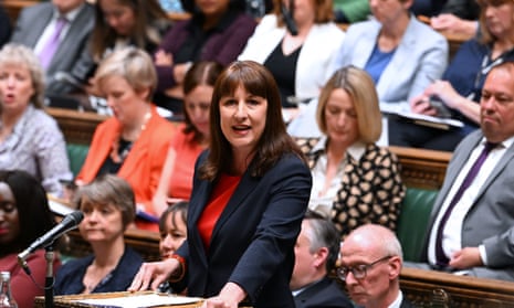 Rachel Reeves speaks in the House of Commons