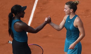 Sloane Stephens and Simona Halep
