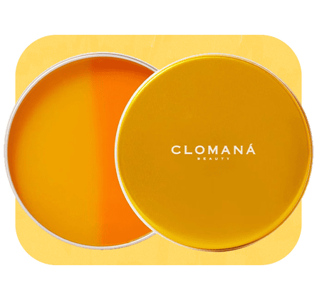 Clomana Beauty mango and orange scented brush and sponge soap