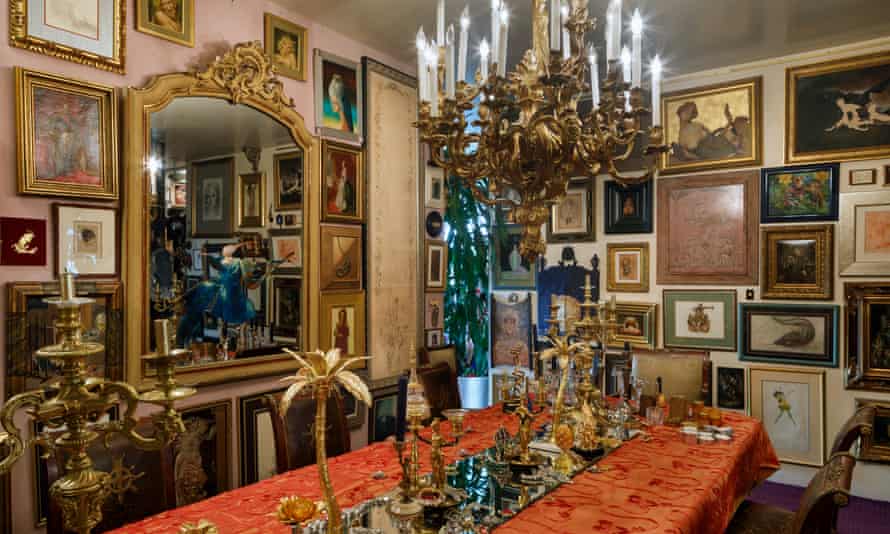 Inside the apartment.