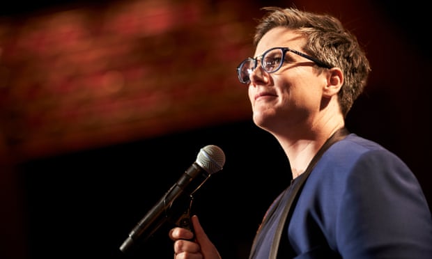 Hannah Gadsby in her show Nanette.
