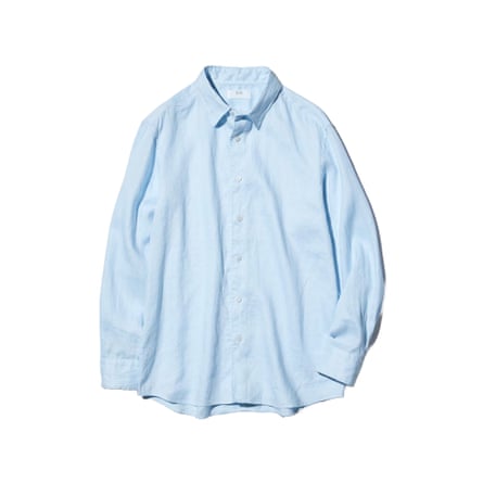 Uniqlo 100% premium linen shirt
