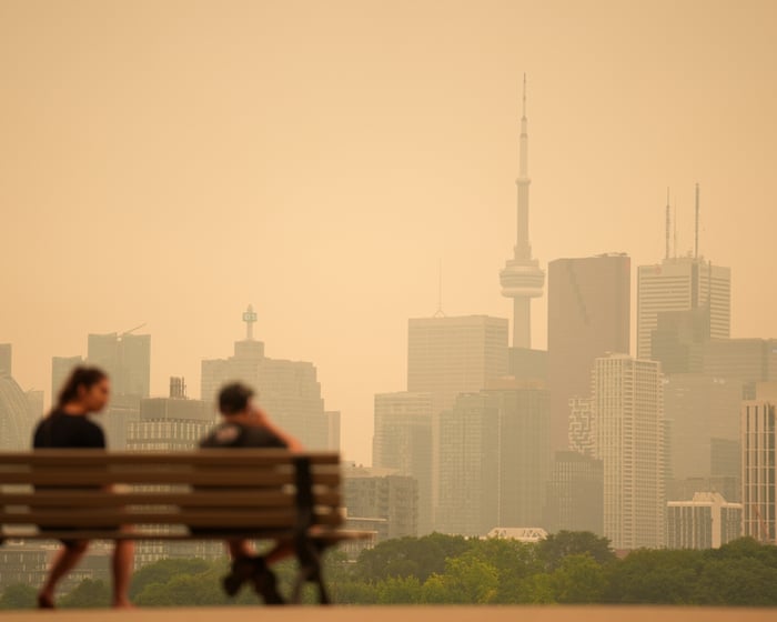 Canada issues air quality warnings over US wildfire smoke after Trump tariff threat