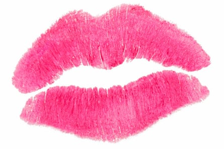 Hot pink lips ...