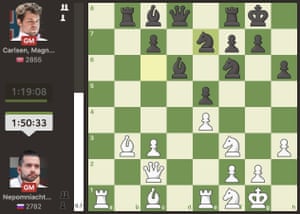 Magnus Carlsen v Ian Nepomniachtchi