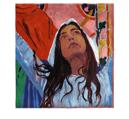 Claire Tabouret’s designs with Virgin Mary