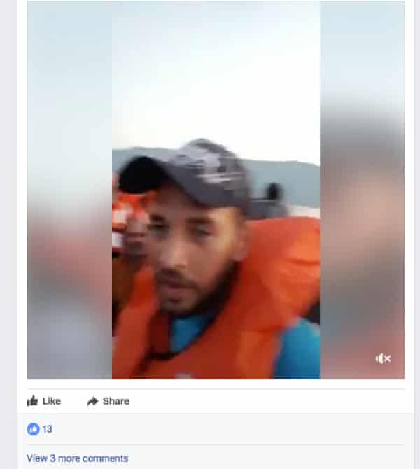Screenshot of a smuggler’s advert on Facebook