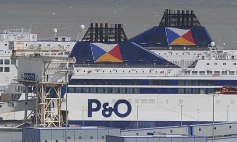 P&O ferry at Dover