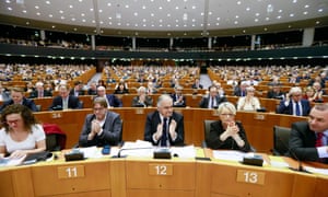 European parliament, Brussels.