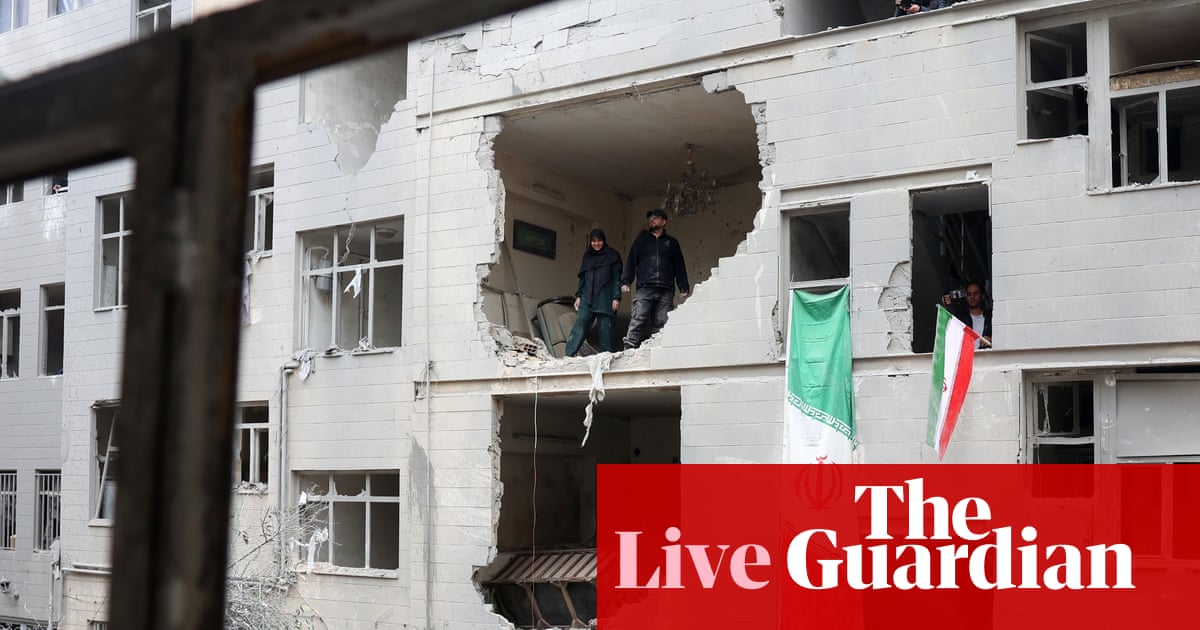 Middle East crisis live: Israel says it has launched ‘extensive strikes’ on Iran as Trump says US ‘not ready’ to make a deal to end war