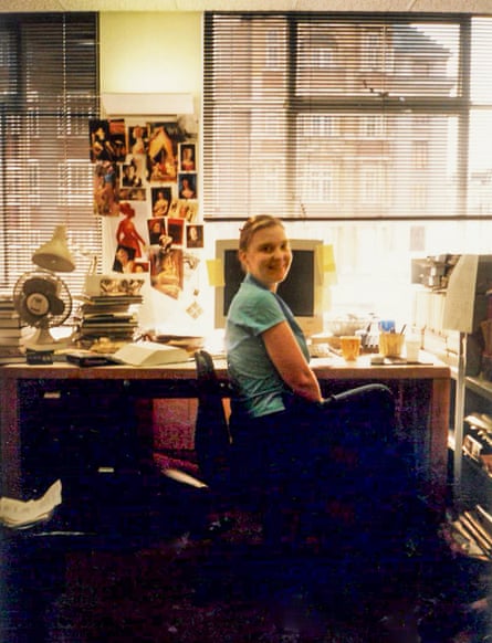 Charlotte Higgins at Vogue House, London in the 1990s.