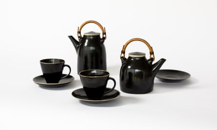Stoneware coffee set, c.1960.