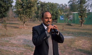 Dr Vibhu Prakash, deputy director of Bombay Natural History Society. Photograph: Pallava Bagla/Corbis/Getty Images