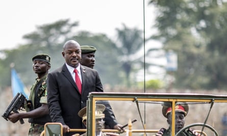 Burundi’s president Pierre Nkurunziza in July.