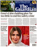 Guardian front page, Monday 10 January 2022
