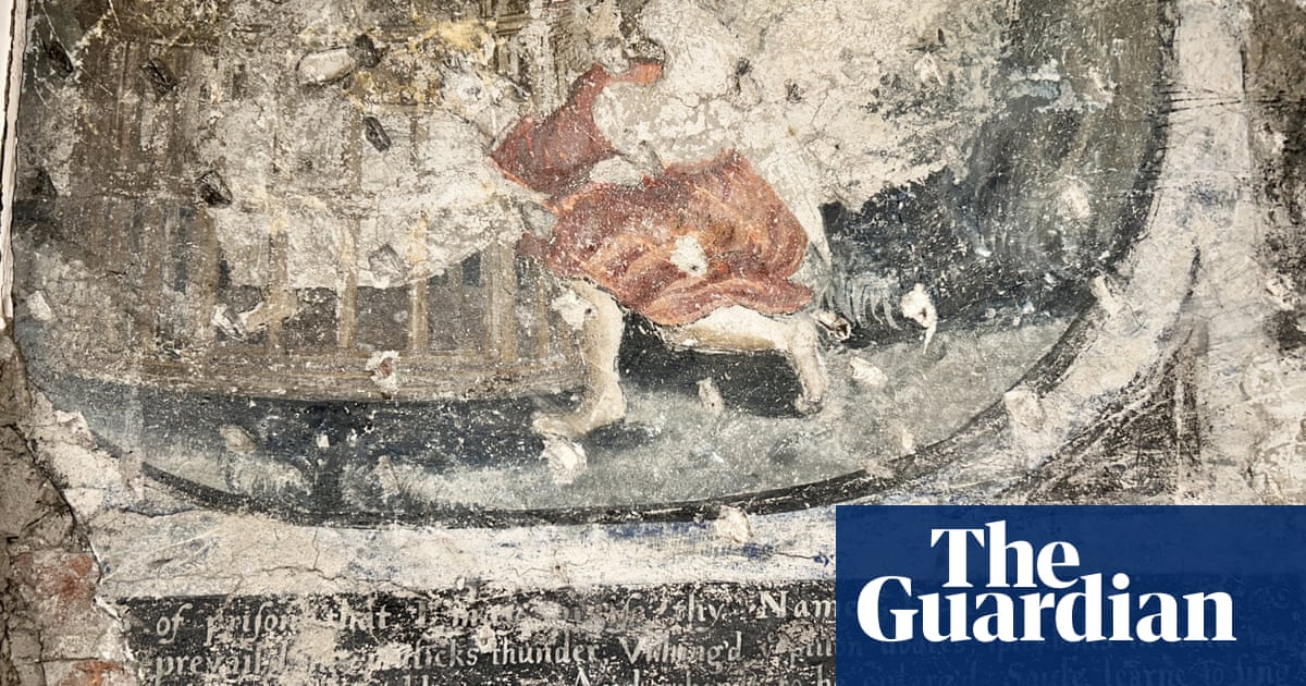 Kitchen renovation reveals 400-year-old friezes in York flat