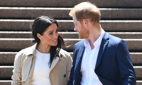 The Duke and Duchess of Sussex on tour in Australia in 2018.