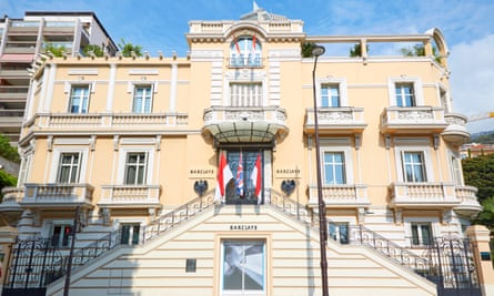 Barclays bank building in Monte Carlo, Monaco