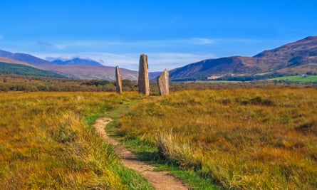 The Machrie Moor Standing Stones on the Isle of Arran