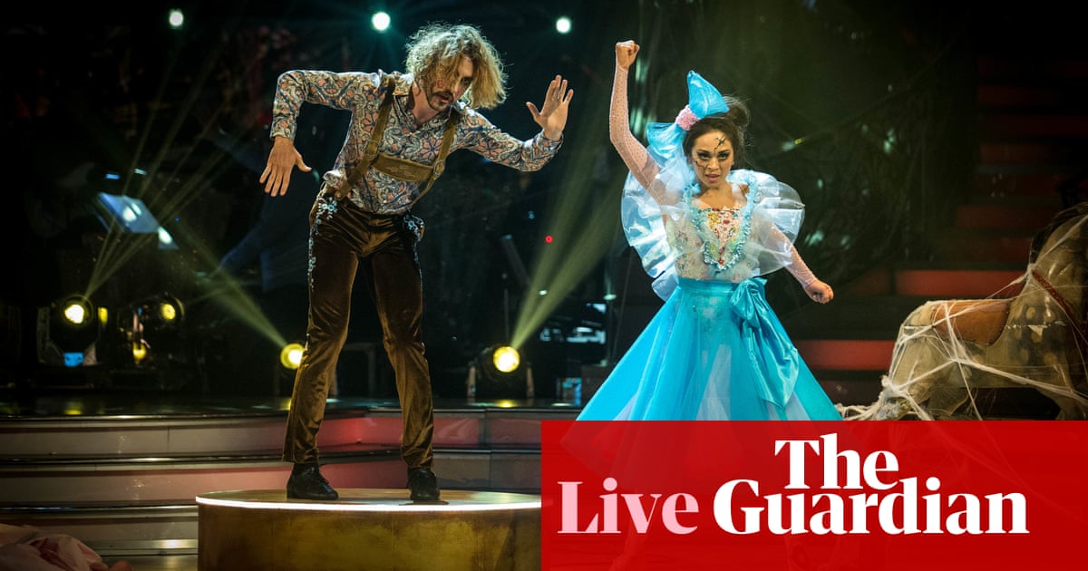strictly come dancing week six seann and katya leave the dancefloor as it happened television radio the guardian