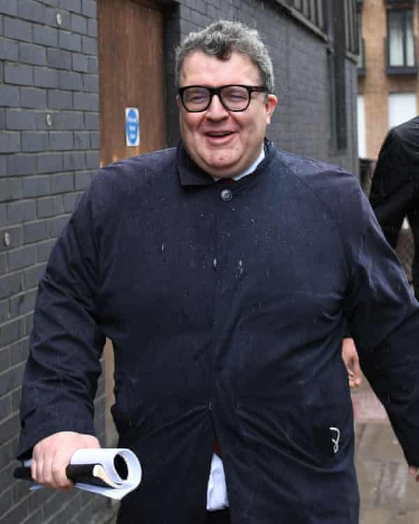Watson leaving a meeting in March at Unison’s headquarters in London as he and Corbyn issued a joint statement agreeing to strengthen party unity.