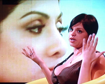 Jade Goody talking about her rows with Shilpa Shetty after her eviction from the house.