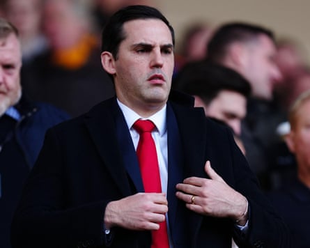Jason Ayto in the stands at Molineux