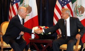 Biden and Lopez Obrador meet when they were vice-president and presidential candidate respectively in 2012.