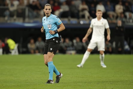 Most recently, Stephanie Frappart officiated the game between Real Madrid and Celtic in the Champions League.
