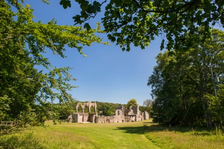 a ruined abbey