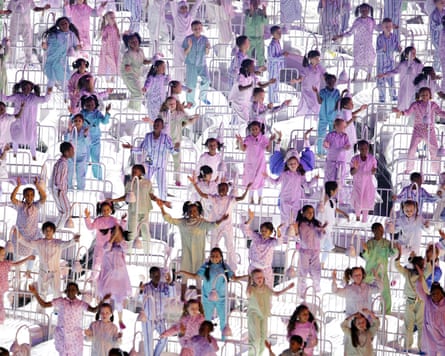 The London 2012 Olympic opening ceremony in Stratford, London, 27 July 2012