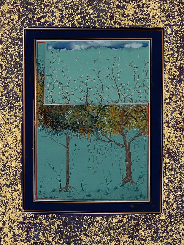 Threatened, 2014, by Imran Qureshi.