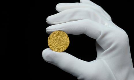 The leopard florin dates from January 1344 and was minted in 23-carat gold at the Tower of London.