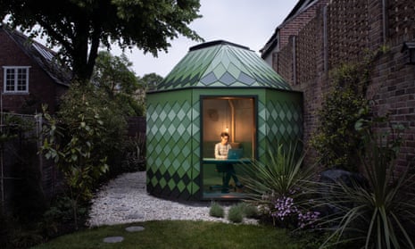 Inexpensive and simple to build: a garden room designed by Ben Allen.