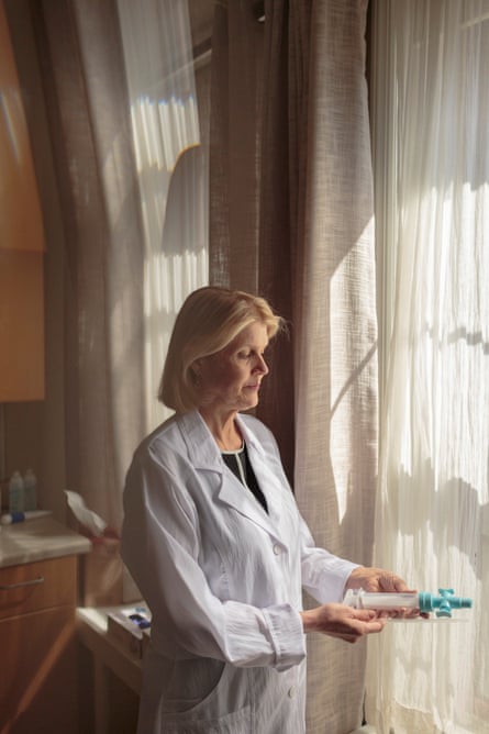 Fleischman in her office in New York.