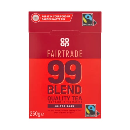 Co-op Fairtrade 99 Blend 80 teabags 250g