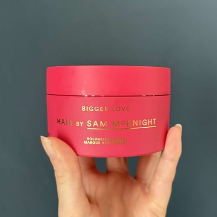 A pink tub of Hair By Sam McKnight Bigger Love Cool Girl Volumising Treatment Mask