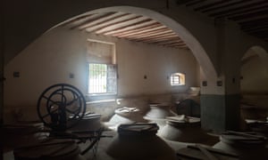 Interior of an old bodega, Murcia, Spain: October 11 2022