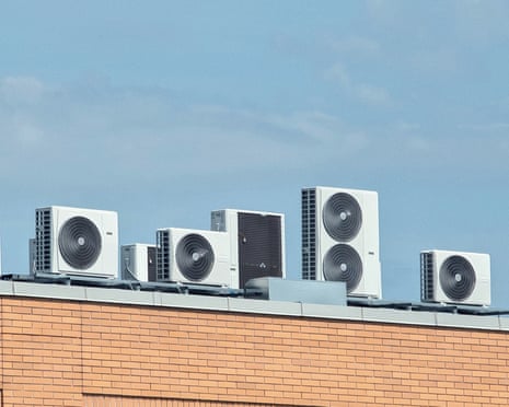 air con units on a roof
