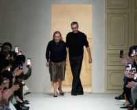 Miuccia Prada and Raf Simons