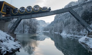 The Schwyz-Stoos funicular.