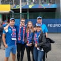 Tryggvi Kristjansson and his family at Euro 2016.
