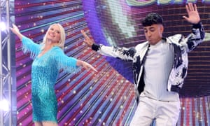 Anneka Rice and Karim Zeroual.