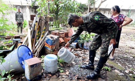 The armed forces have been deployed under a national mobilisation against the Aedes aegypti mosquito.