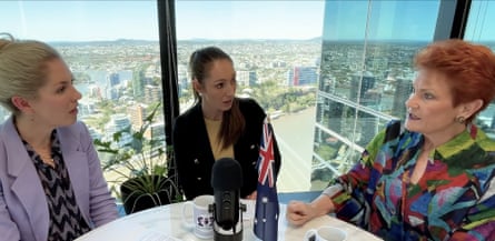 Jaimee Rogers and Jaimie Johnstone interview Pauline Hanson on the JJ Podcast